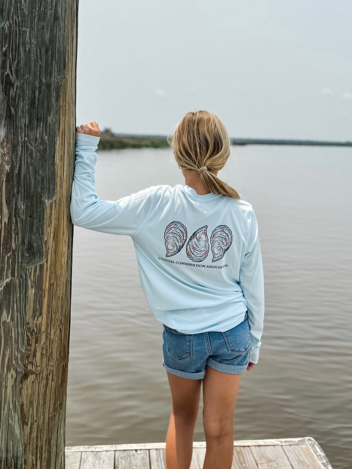 Baby Blue Oyster Performance Shirt