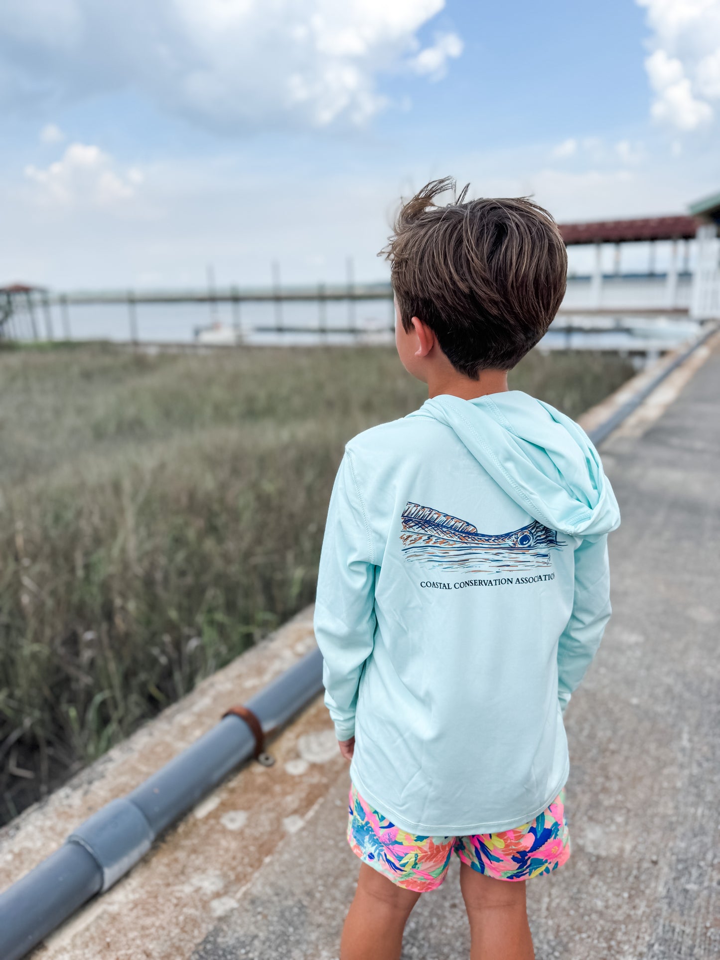 Men's Sea Grass Redfish Performance Shirt   Same great look without the hood!