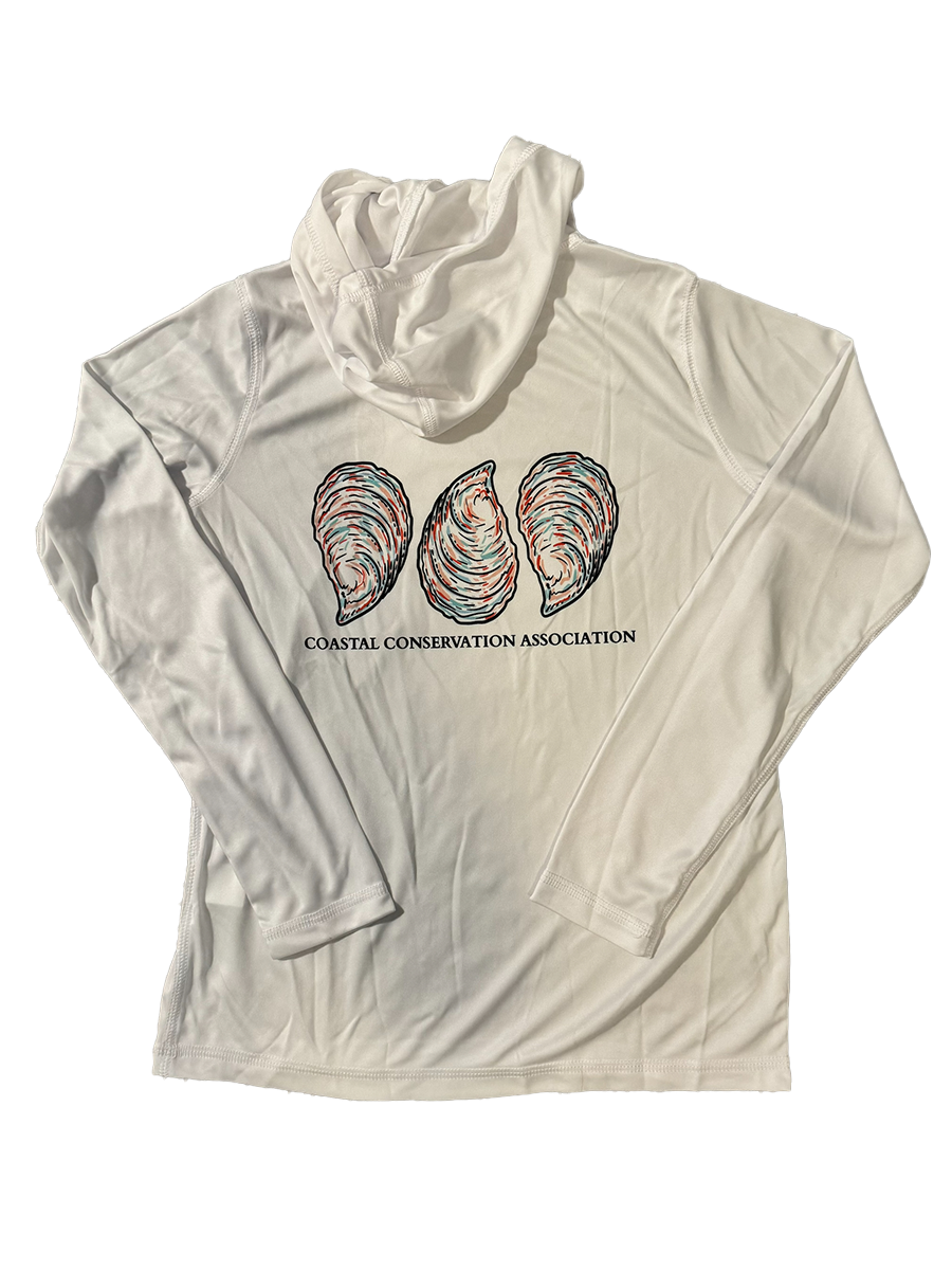 White Oyster Performance Hoodie