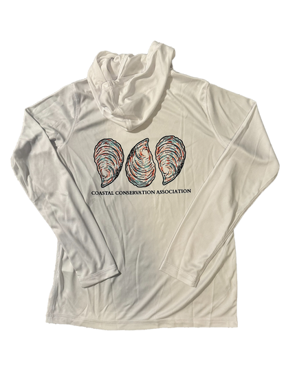 White Oyster Performance Hoodie