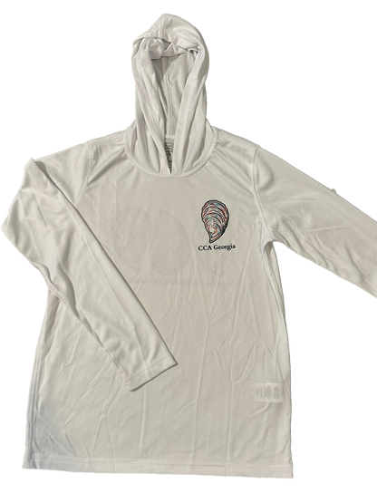 White Oyster Performance Hoodie