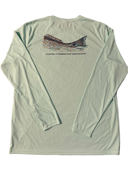 Men's Sea Grass Redfish Performance Shirt   Same great look without the hood!